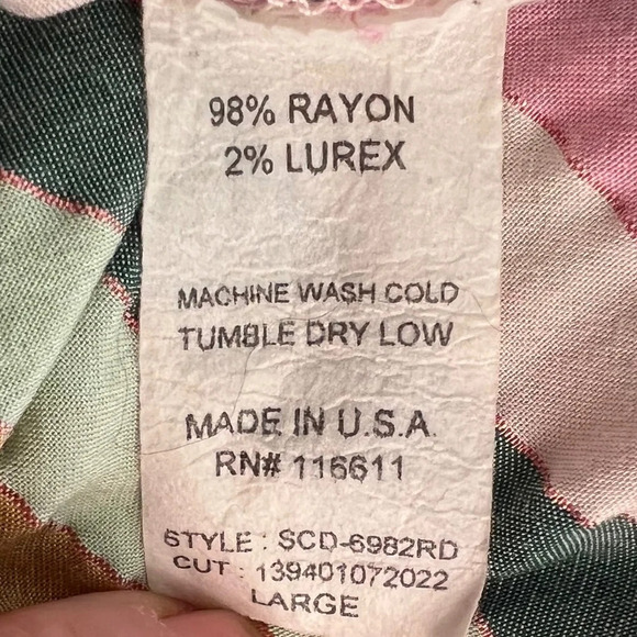 Self Contrast Athena Clover Rainbow Mini Dress Size Large - Picture 7 of 8